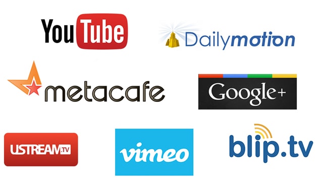video-sharing sites available