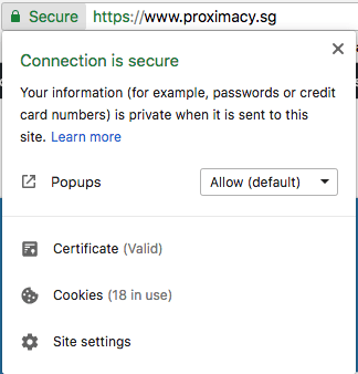secure sites on google chrome